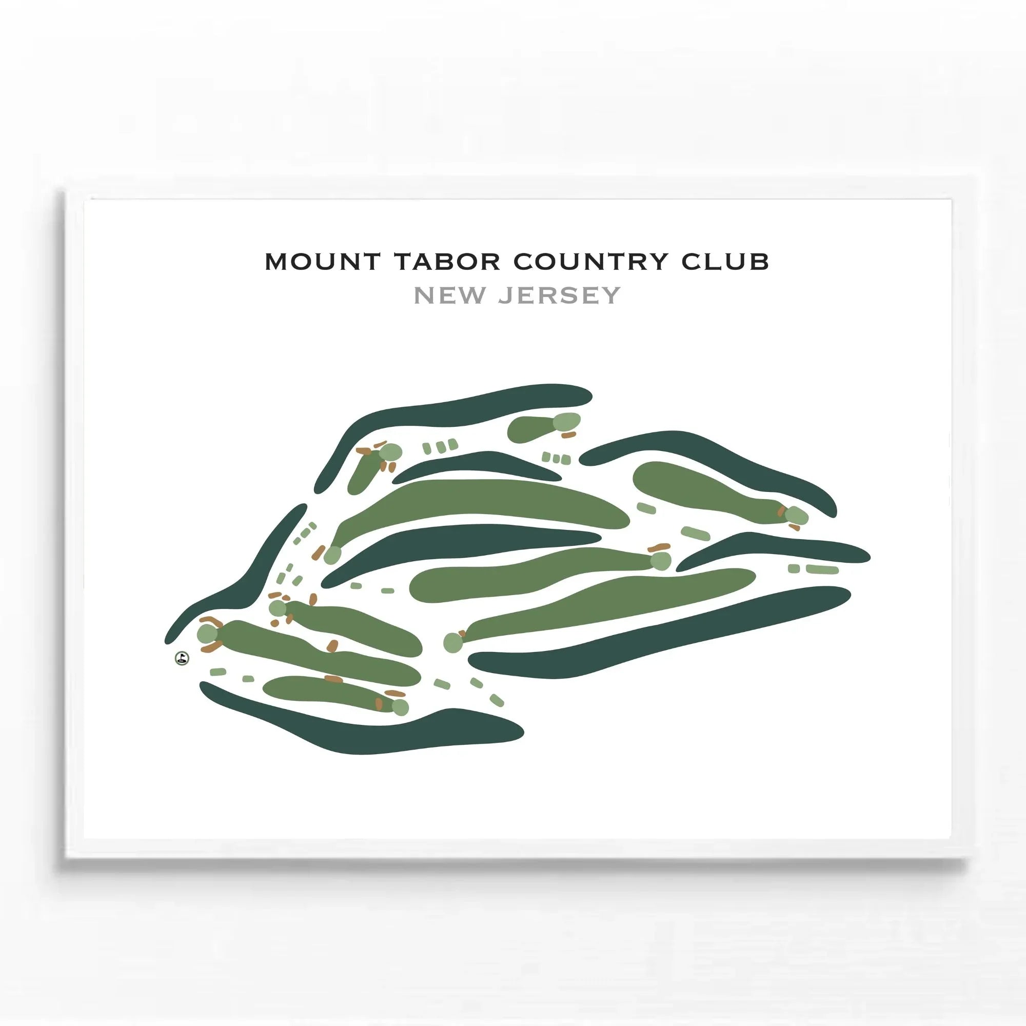 Mount Tabor Country Club, New Jersey - Printed Golf Course