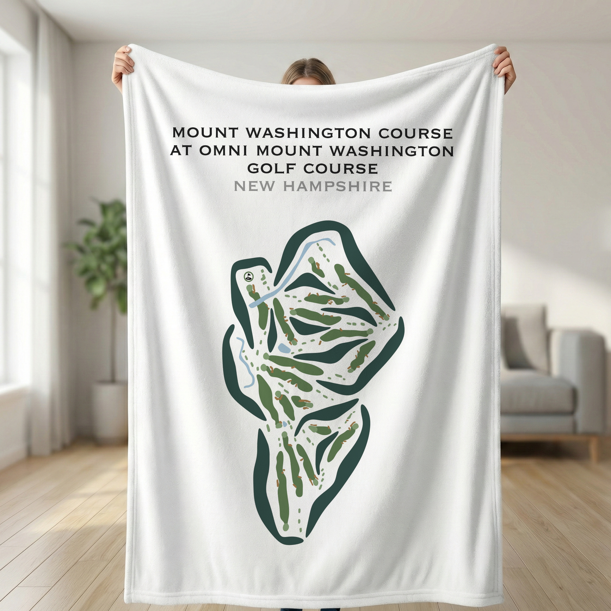 Mount Washington Course at Omni Mount Washington Golf Course, New Hampshire - Printed Golf Courses