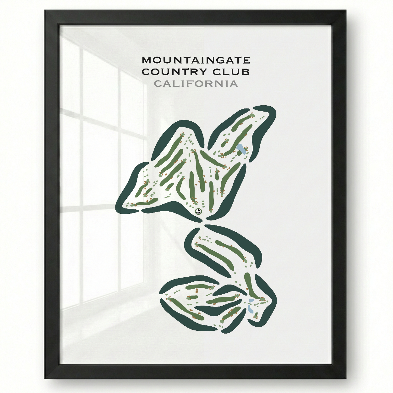 MountainGate Country Club, California - Printed Golf Course