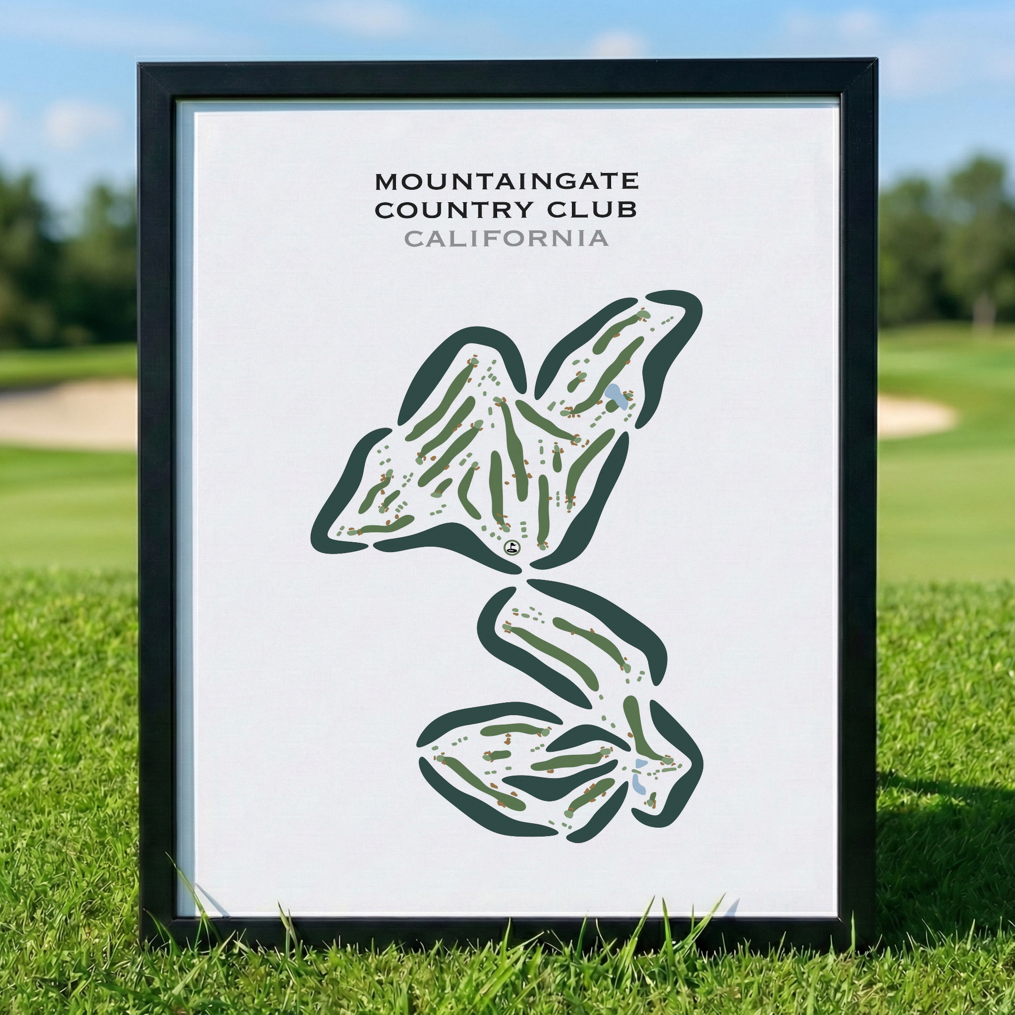 MountainGate Country Club, California - Printed Golf Course