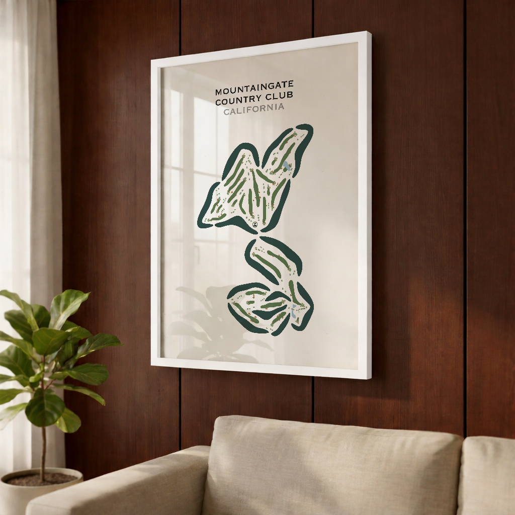 MountainGate Country Club, California - Printed Golf Course