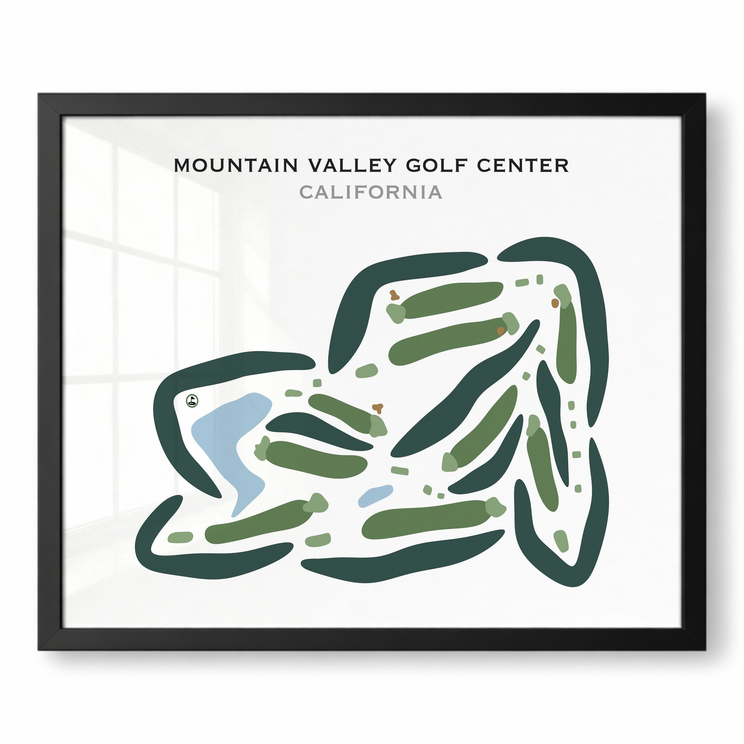 Mountain Valley Golf Center, California - Printed Golf Courses