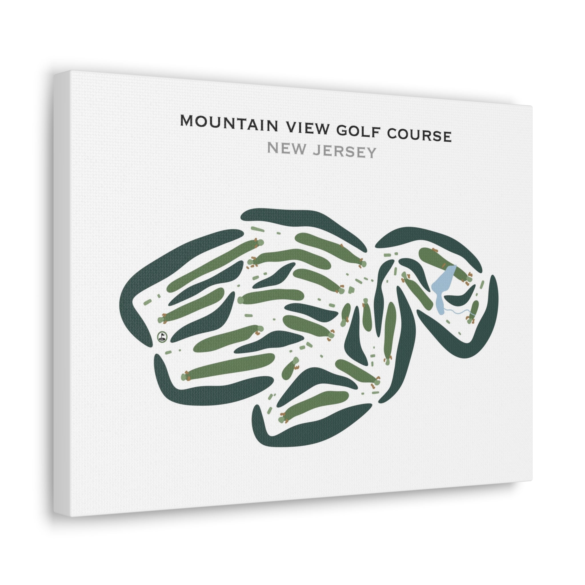 Mountain View Golf Course, New Jersey - Printed Golf Courses
