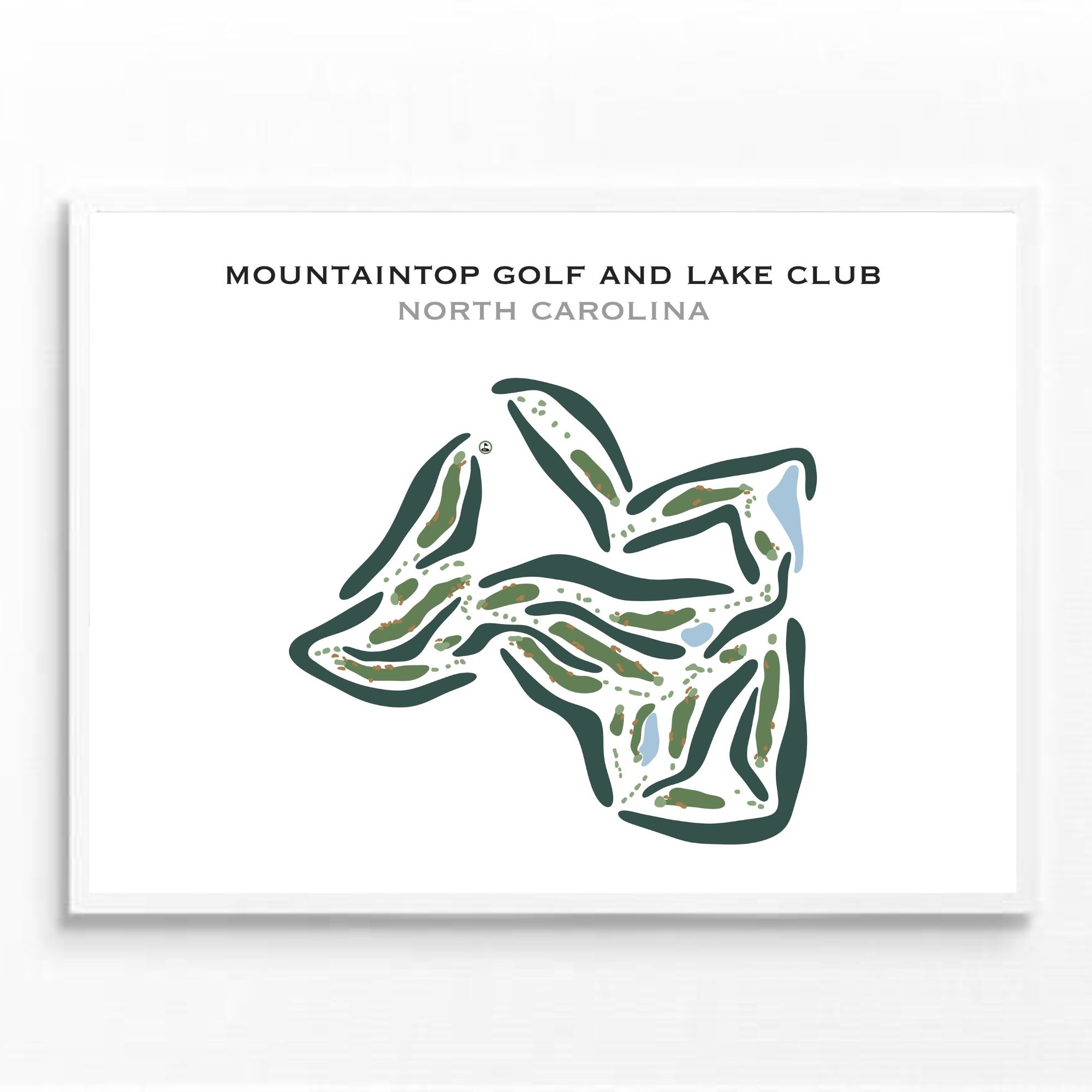 Mountaintop Golf & Lake Club, North Carolina - Printed Golf Courses