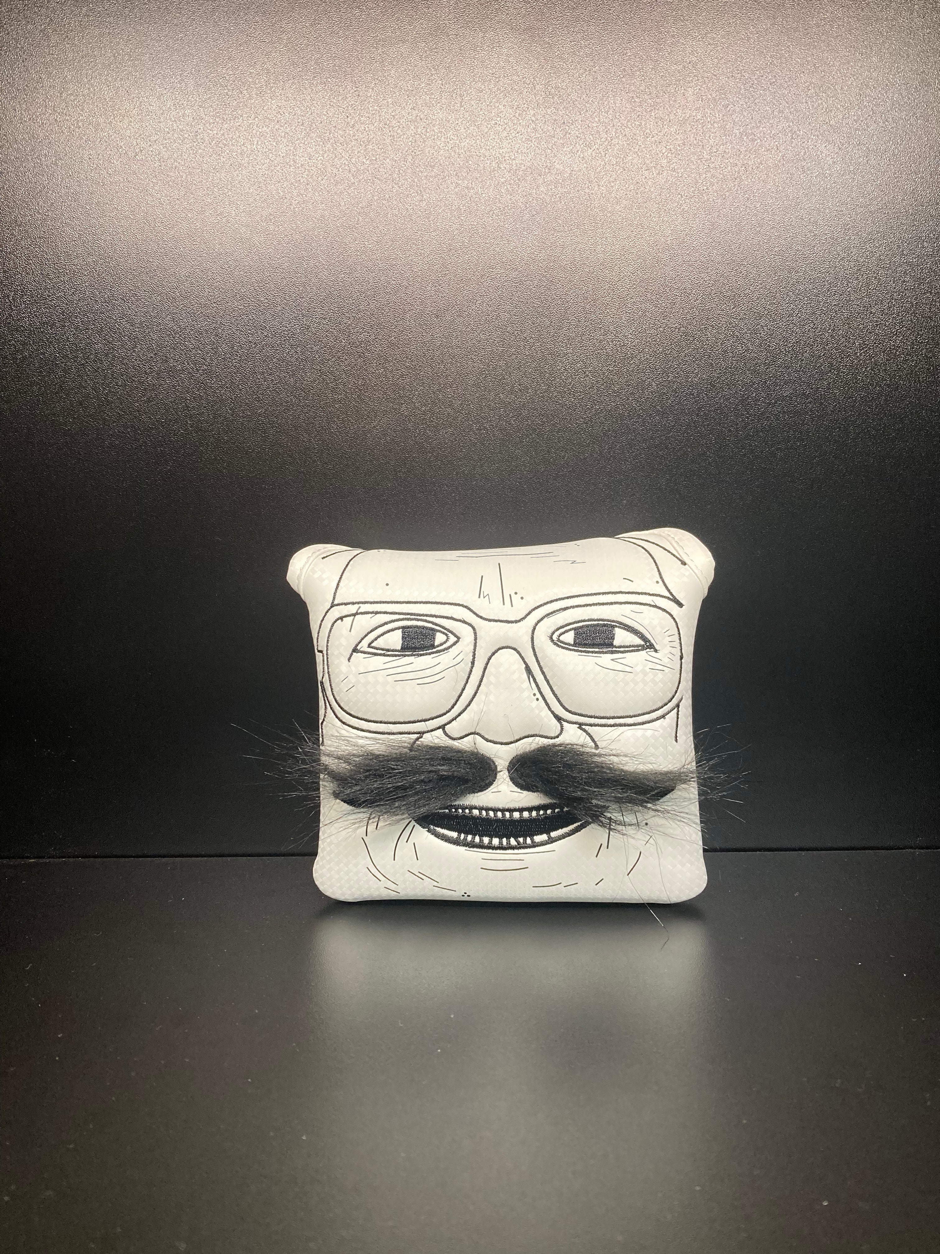Moustache Design PU Leather Putter Headcover