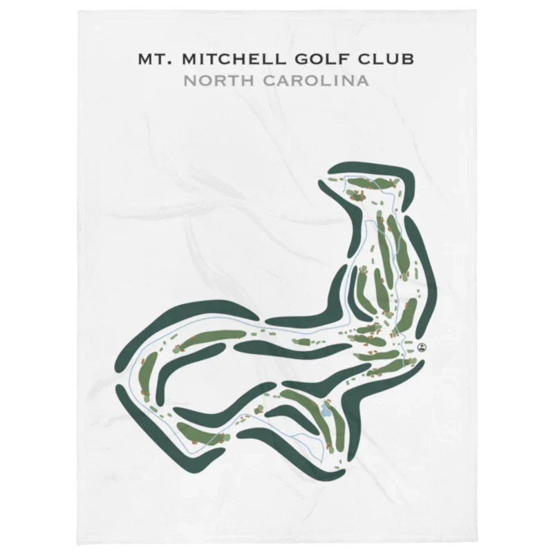 Mt Mitchell Golf Club, North Carolina - Printed Golf Courses