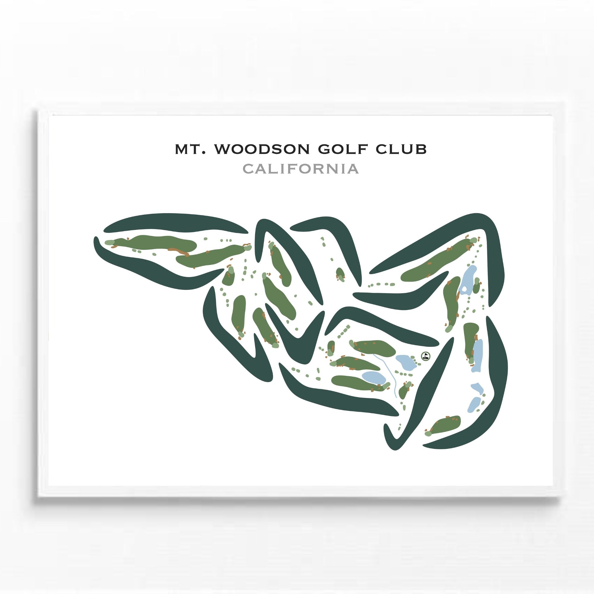 Mt. Woodson Golf Club, California - Printed Golf Courses