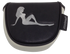 Mudflap Girl Embroidered Mallet Putter Cover by ReadyGOLF (Black)