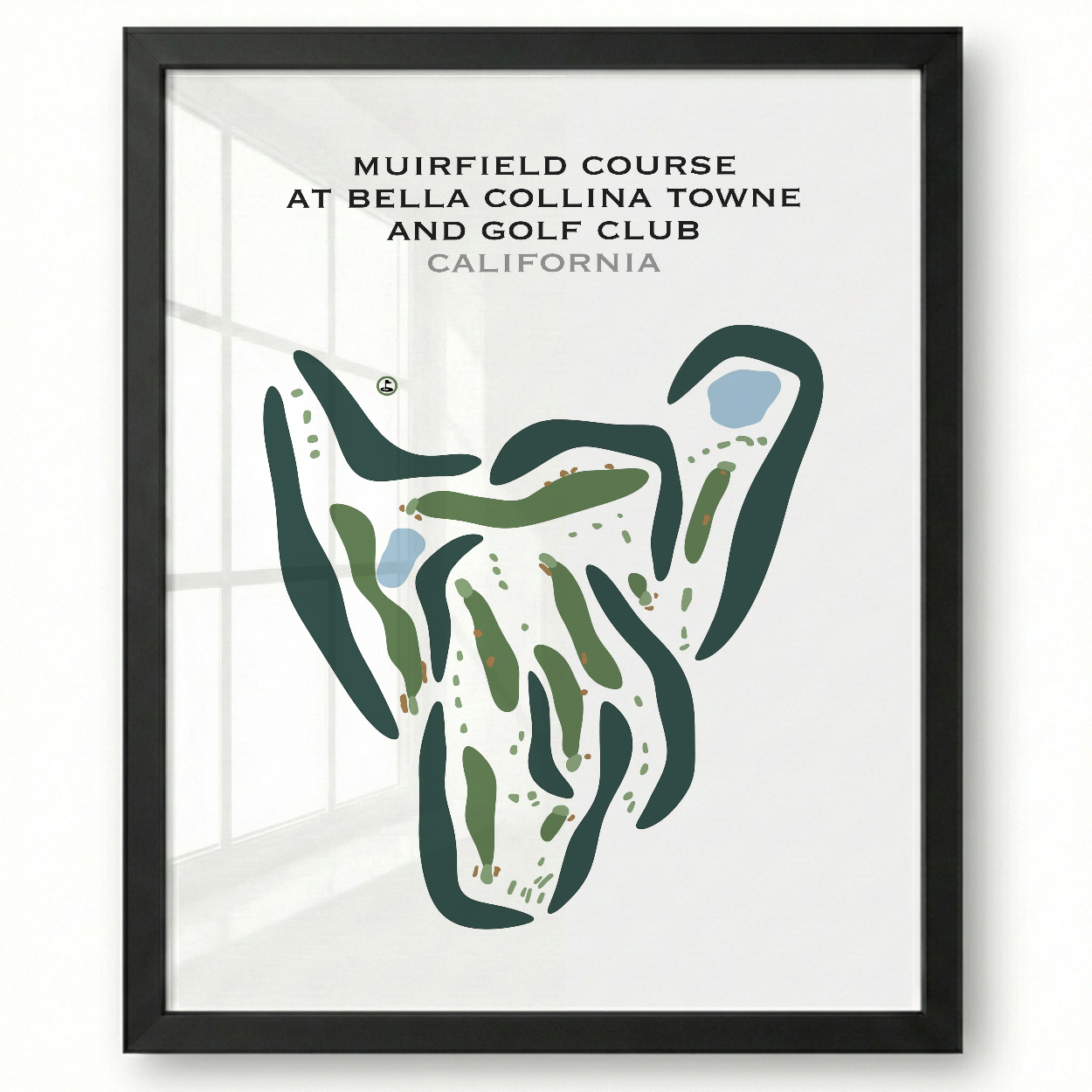 Muirfield Course at Bella Collina Towne & Golf Club, California - Printed Golf Courses
