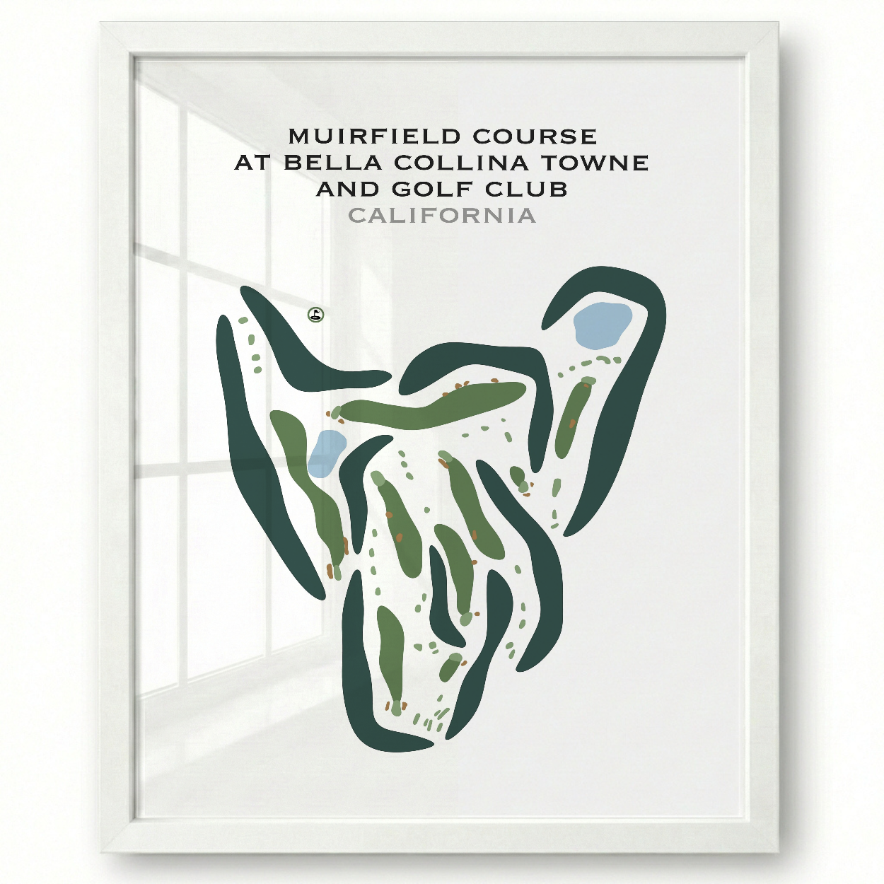 Muirfield Course at Bella Collina Towne & Golf Club, California - Printed Golf Courses