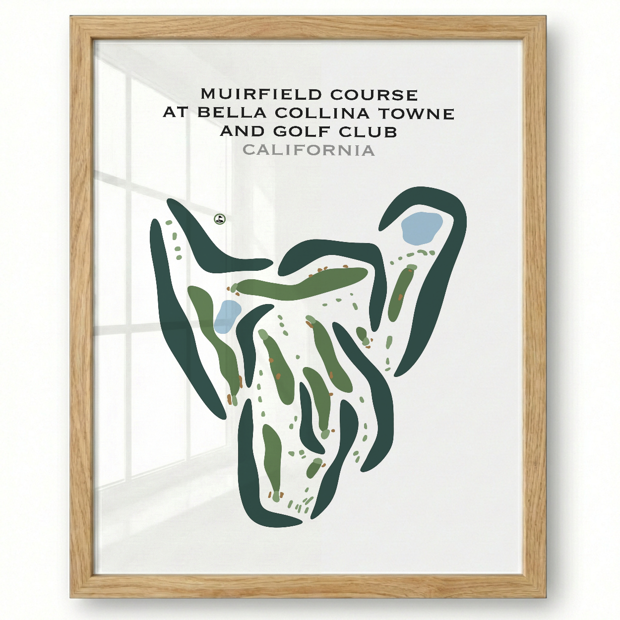 Muirfield Course at Bella Collina Towne & Golf Club, California - Printed Golf Courses