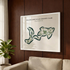 Mulholland Hills Country Club, California - Printed Golf Courses