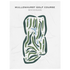 Mullenhurst Golf Course, Michigan - Printed Golf Courses