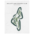 Mullett Lake Country Club, Michigan - Printed Golf Courses