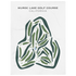 Muroc Lake Golf Course, California - Printed Golf Courses