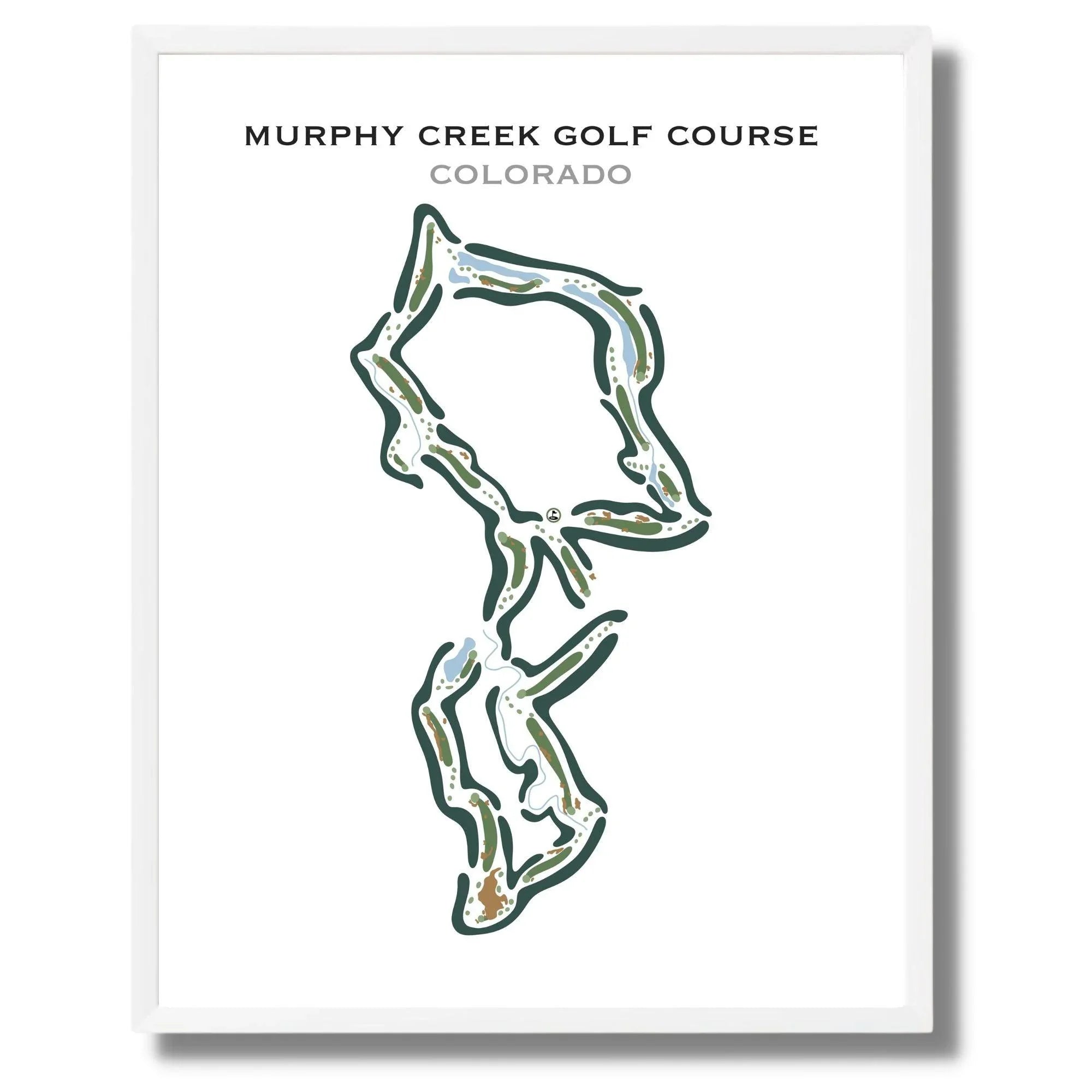 Murphy Creek Golf Course, Colorado - Printed Golf Courses