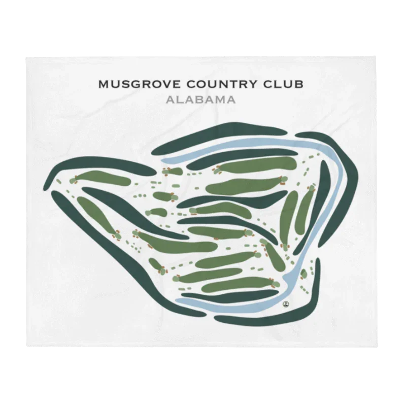 Musgrove Country Club, Alabama - Printed Golf Courses