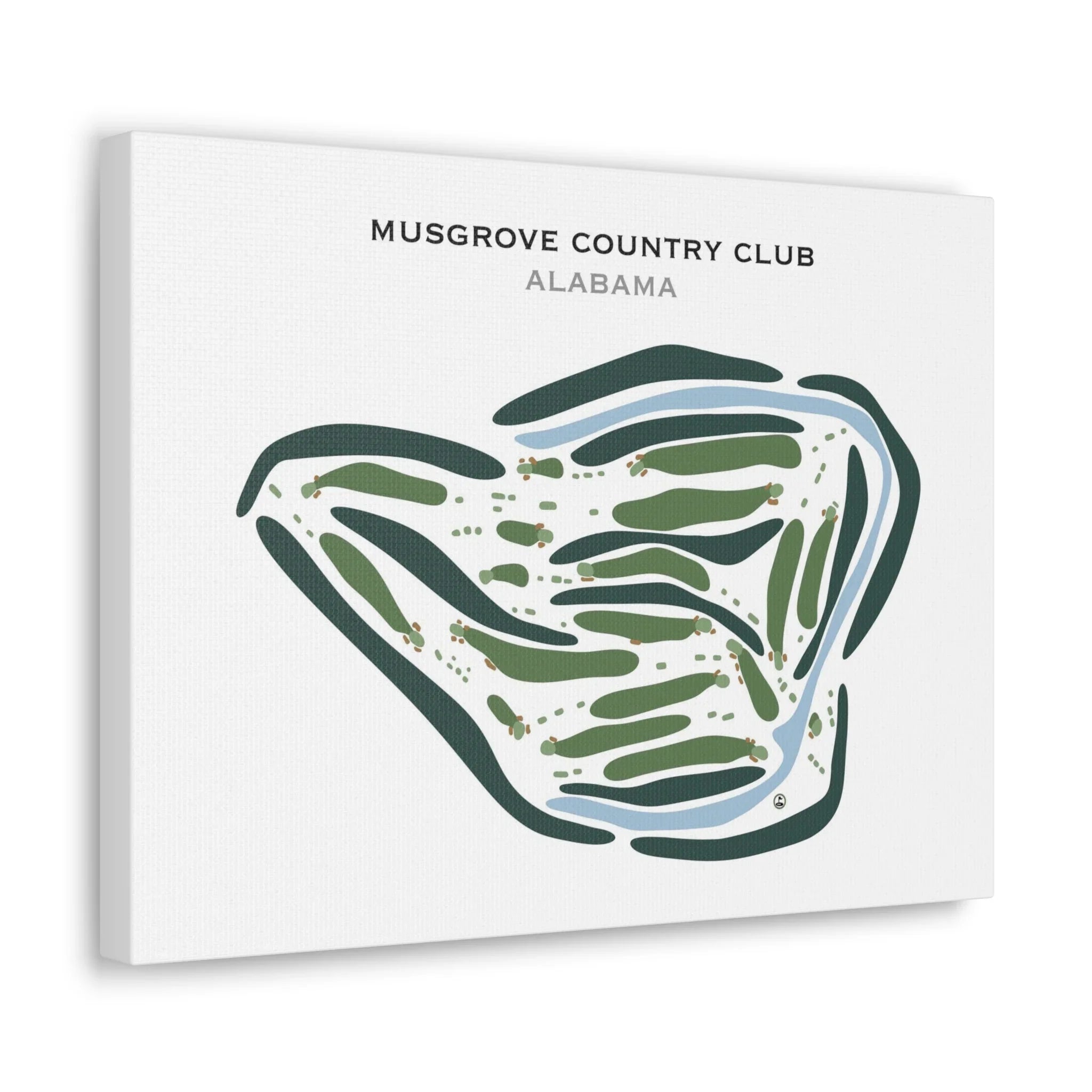 Musgrove Country Club, Alabama - Printed Golf Courses