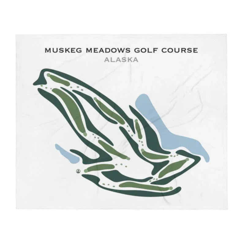 Muskeg Meadows Golf Course, Alaska - Printed Golf Courses