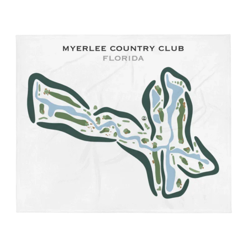 Myerlee Country Club, Florida - Printed Golf Courses