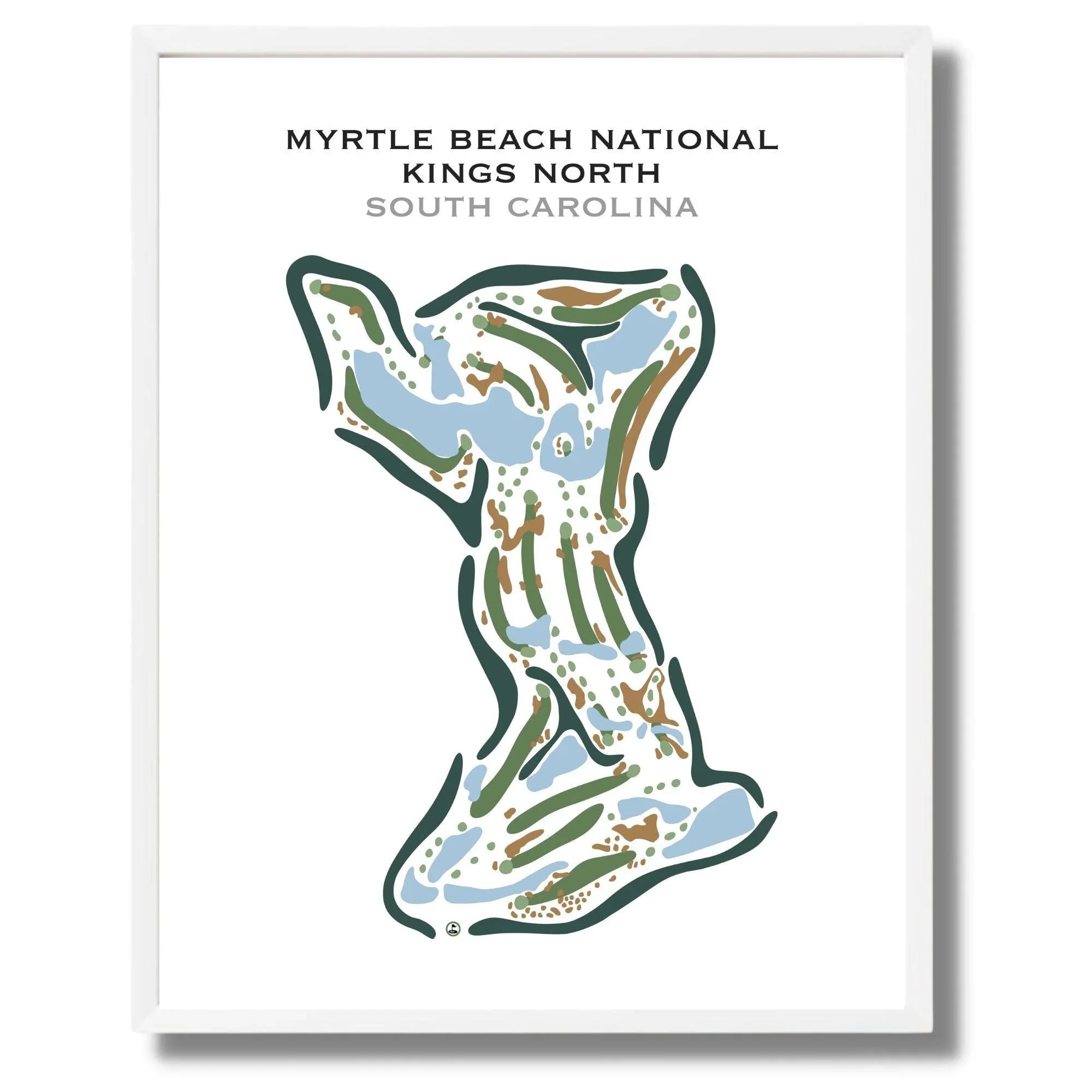 Myrtle Beach National Kings North, South Carolina - Printed Golf Courses