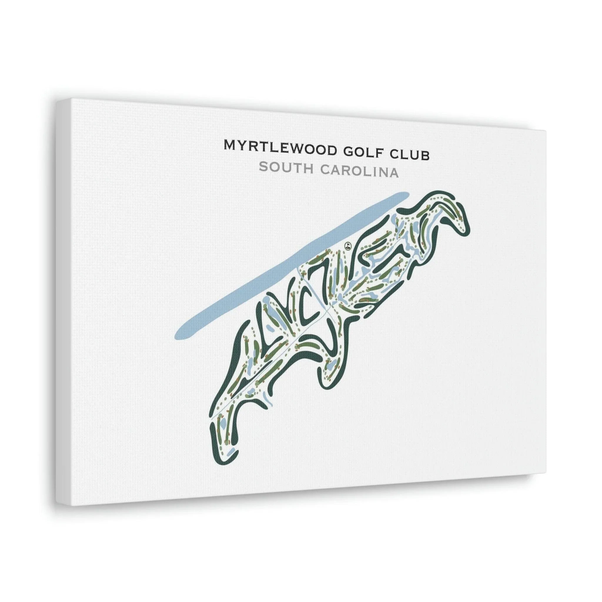 Myrtlewood Golf Club, South Carolina - Printed Golf Courses