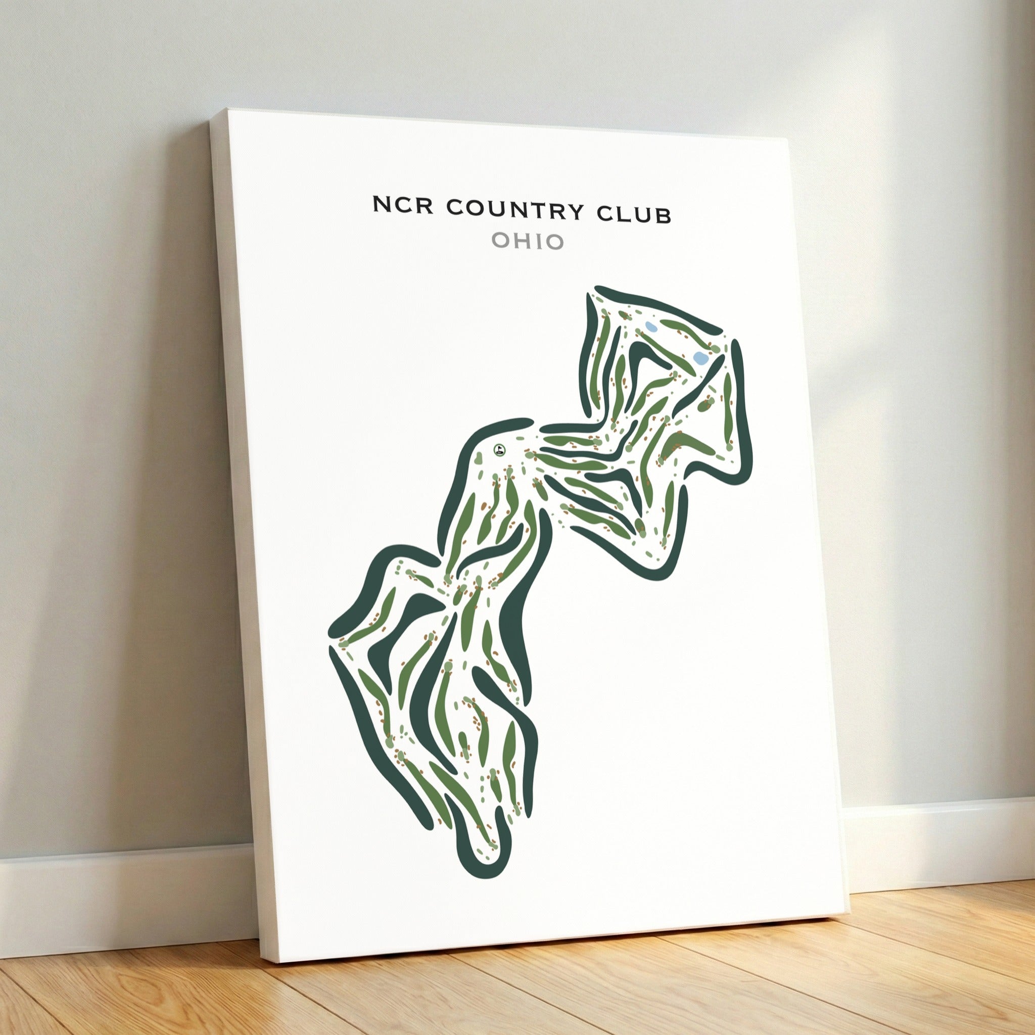 NCR Country Club, Ohio - Printed Golf Courses