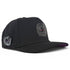 Night Stalker Golf Hat | Snapback Cap | Built-in Magnetic Ball Marker Holder + Marker Included | Adjustable | Animal Eyes Black