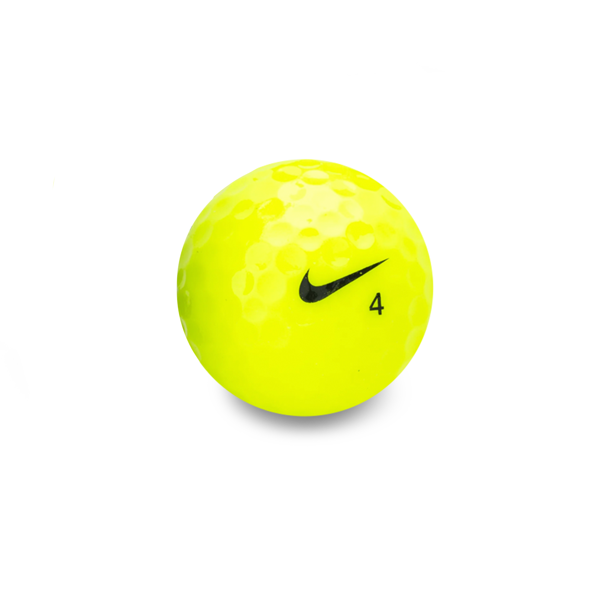 Used Nike PD Long Yellow Golf Balls - 1 Dozen