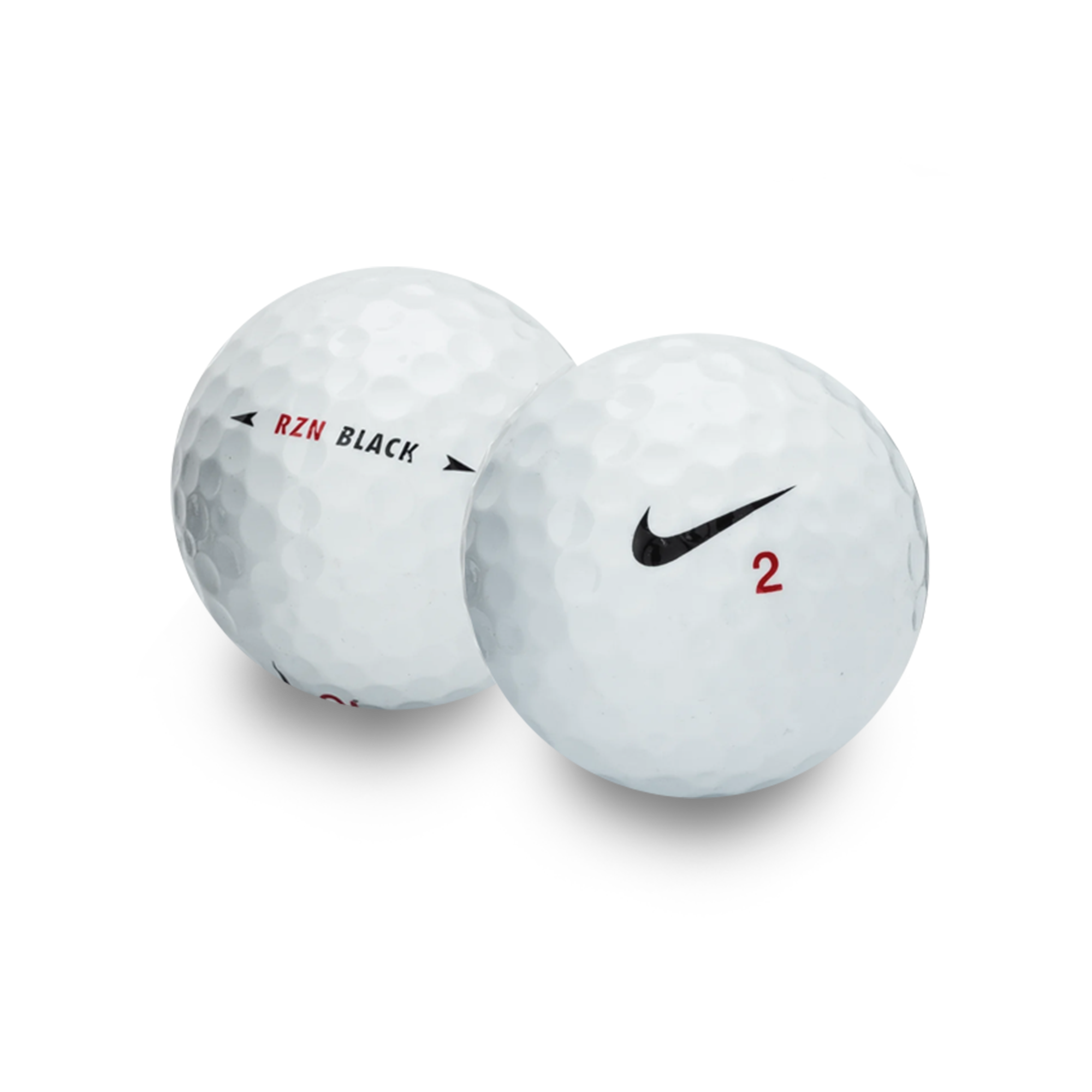 Used Nike RZN Black Golf Balls - 1 Dozen