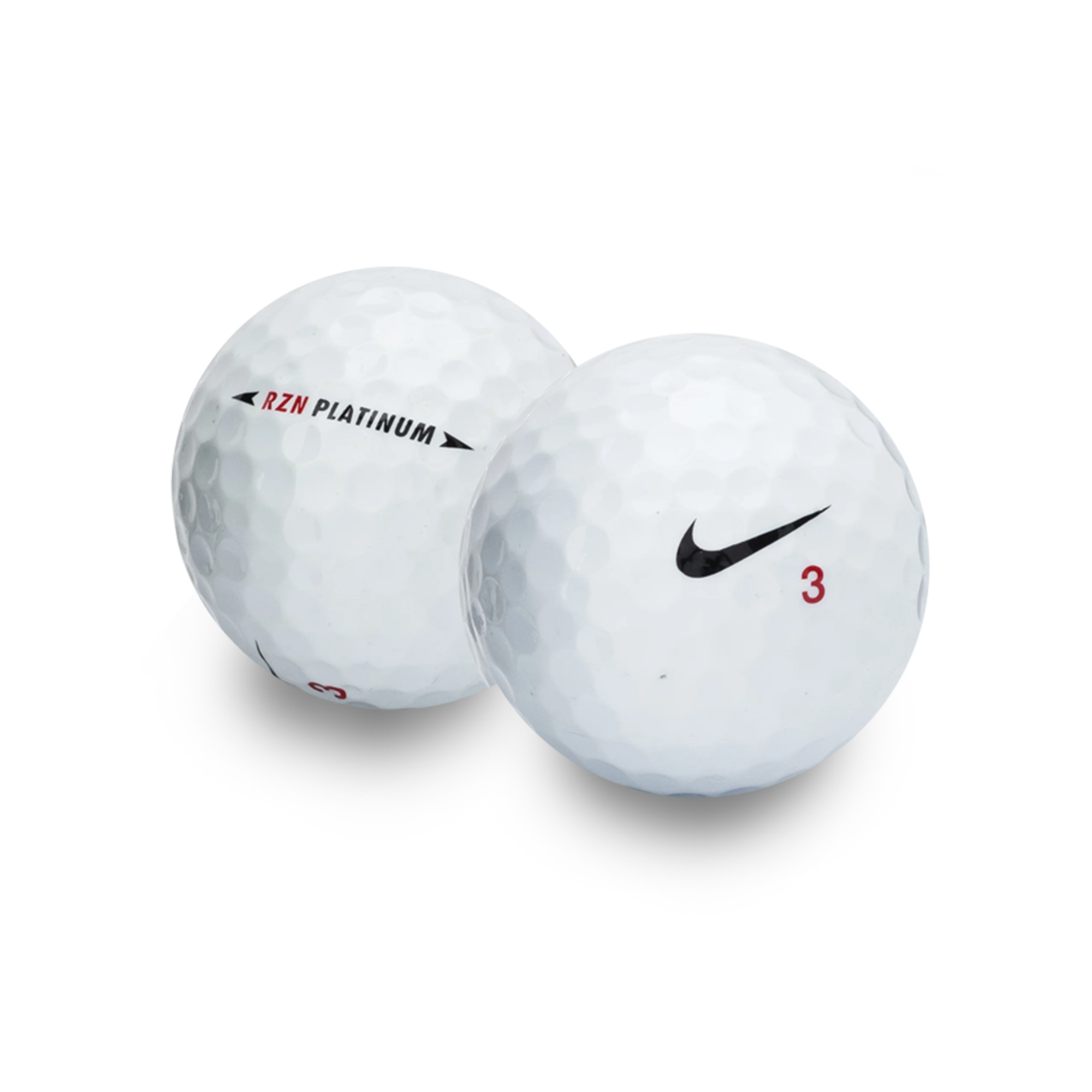 Used Nike RZN Platinum Golf Balls - 1 Dozen