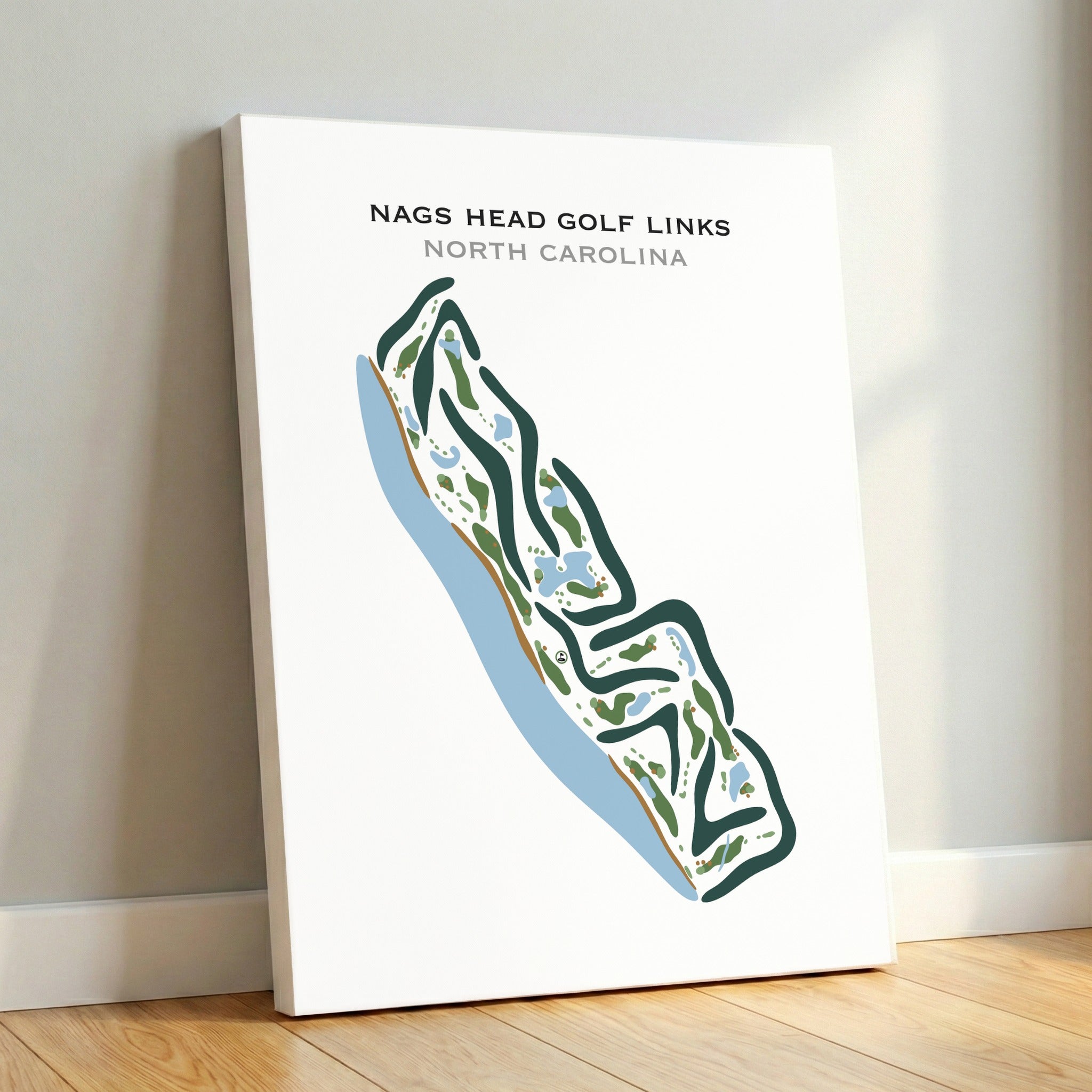 Nags Head Golf Links, North Carolina - Printed Golf Courses