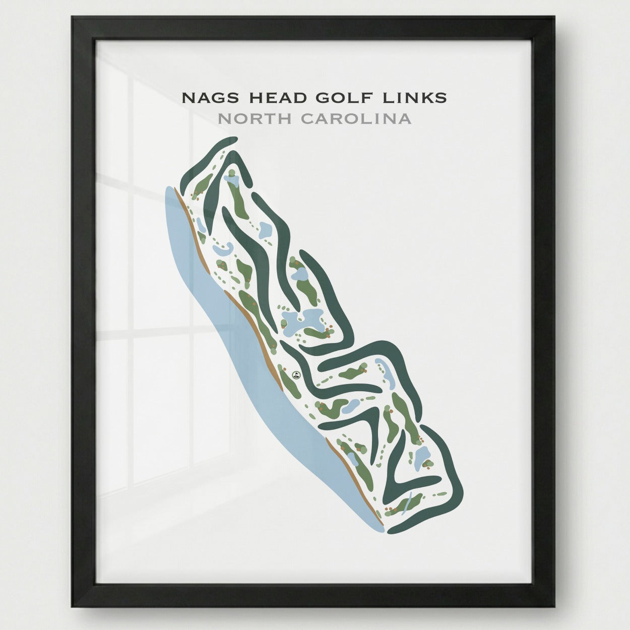Nags Head Golf Links, North Carolina - Printed Golf Courses
