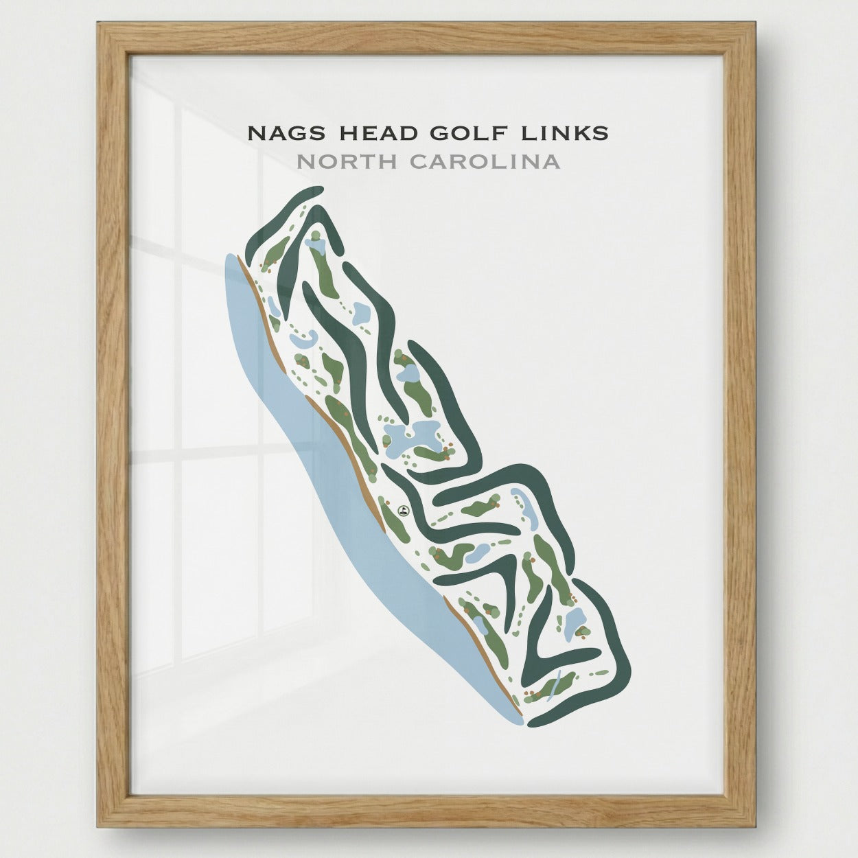 Nags Head Golf Links, North Carolina - Printed Golf Courses