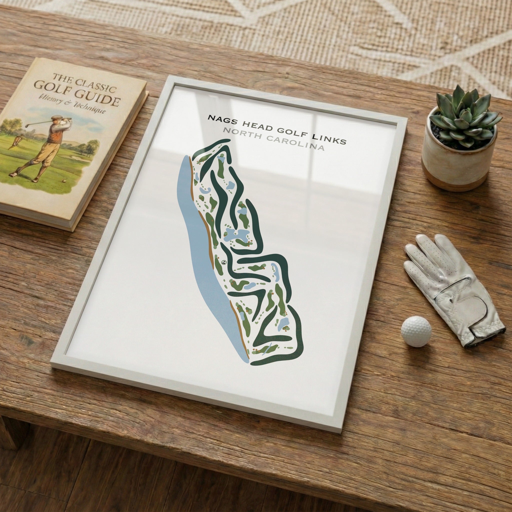 Nags Head Golf Links, North Carolina - Printed Golf Courses