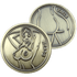 Naked Lady Heads or Tails Flip Coin Ball Marker & Hat Clip by ReadyGOLF