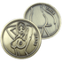 Naked Lady Heads or Tails Flip Coin Ball Marker & Hat Clip by ReadyGOLF