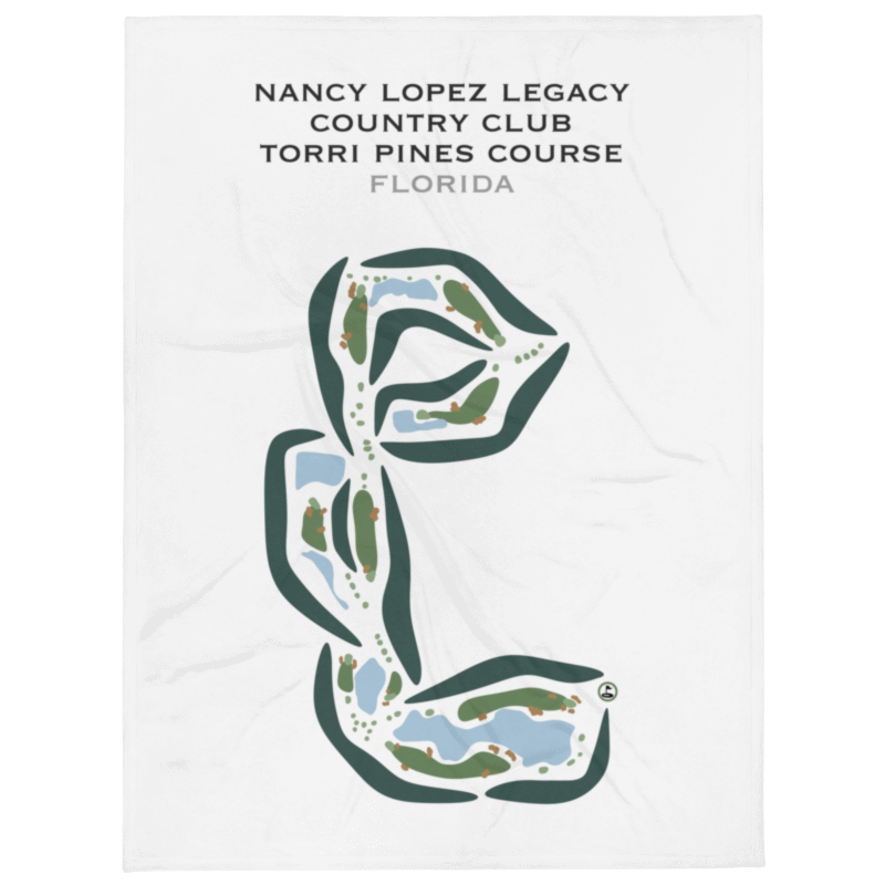 Nancy Lopez Legacy Country Club - Torri Pines Course, Florida - Printed Golf Courses