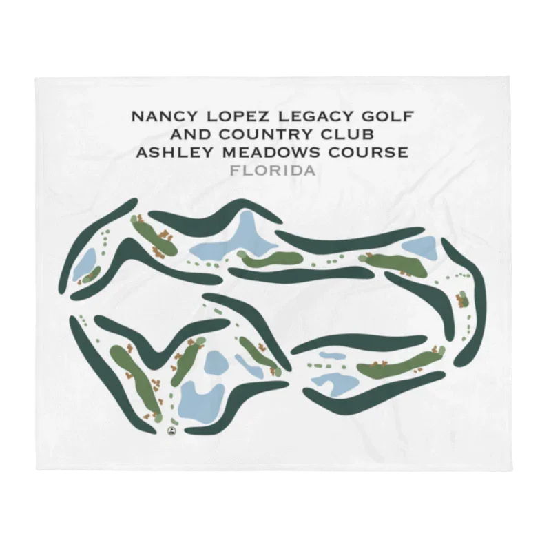 Nancy Lopez Legacy Golf And Country Club, Ashley Meadows Course, Florida - Printed Golf Course