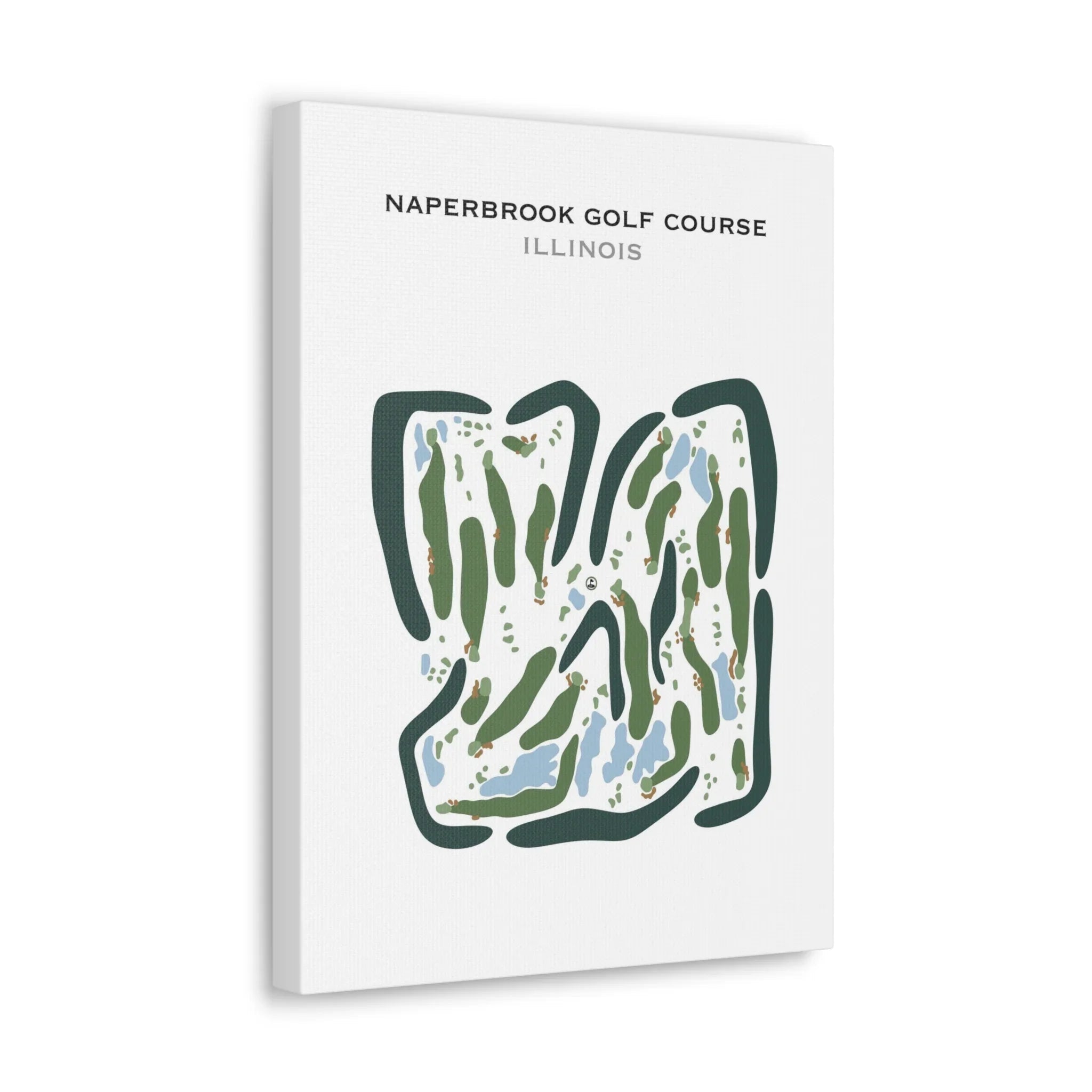 Naperbrook Golf Course, Illinois - Printed Golf Courses