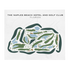 The Naples Beach Hotel & Golf Club, Florida - Printed Golf Courses