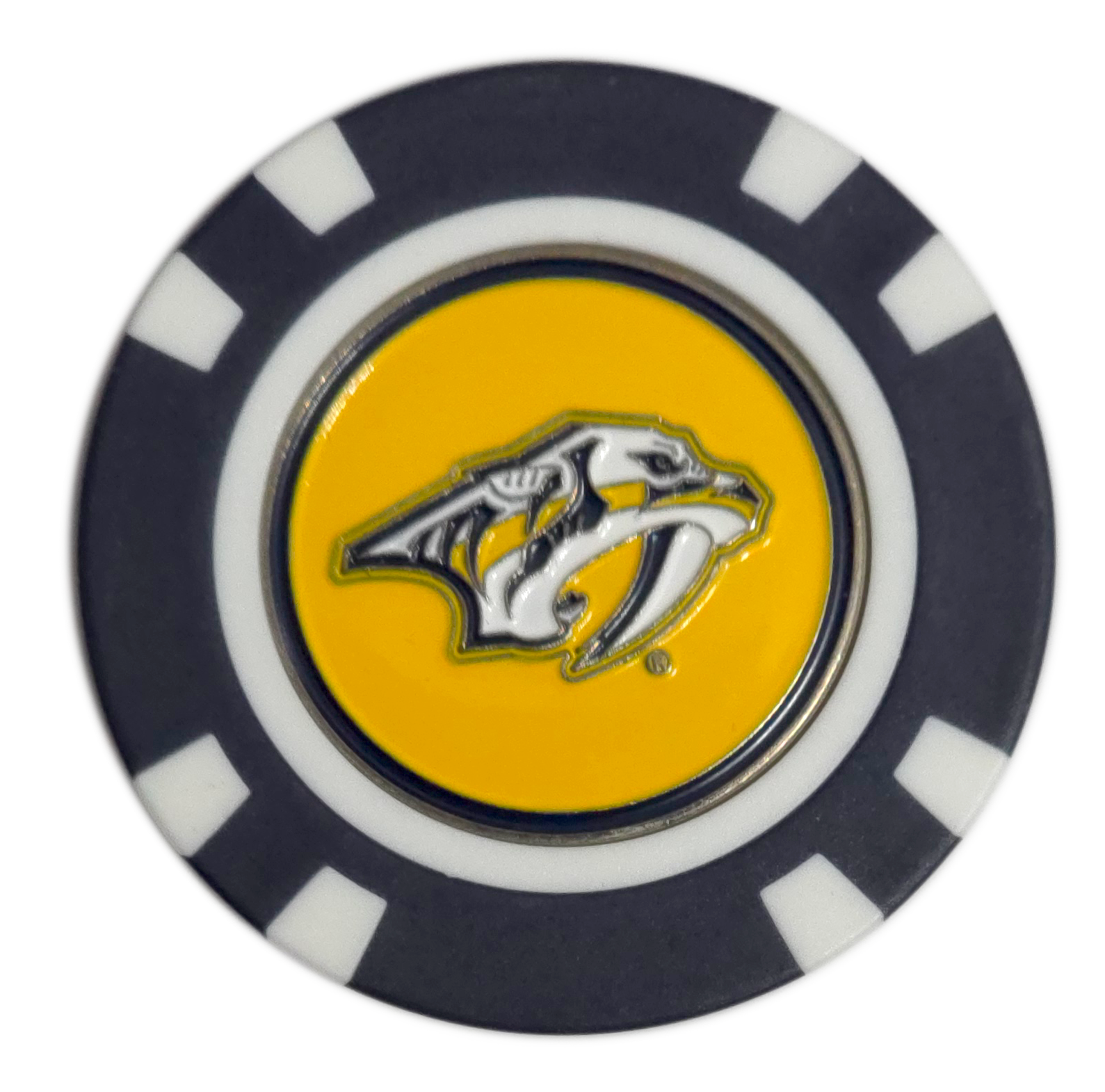 Officially Licensed Nashville Predators Poker Chip Golf Ball Marker