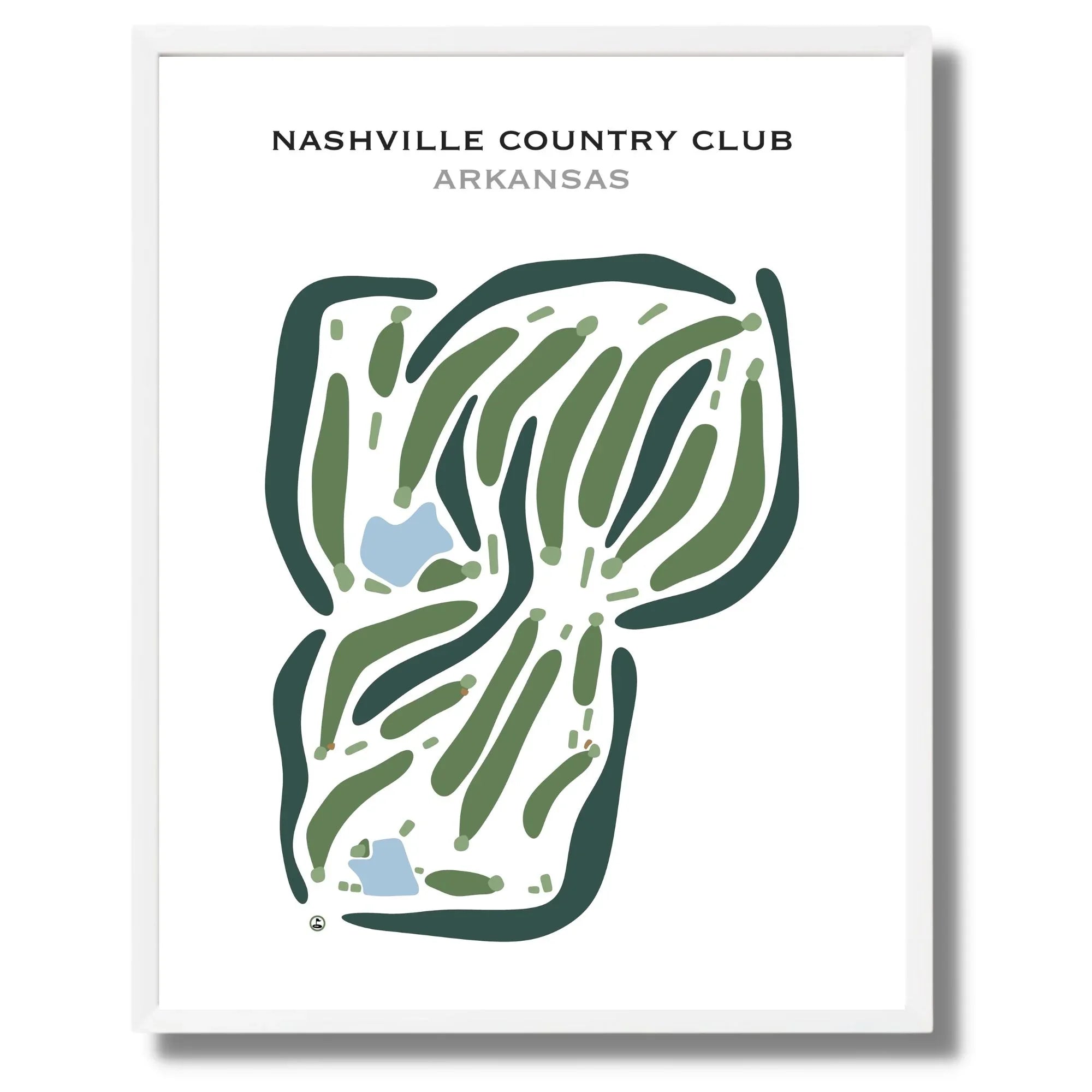 Nashville Country Club, Arkansas - Printed Golf Courses