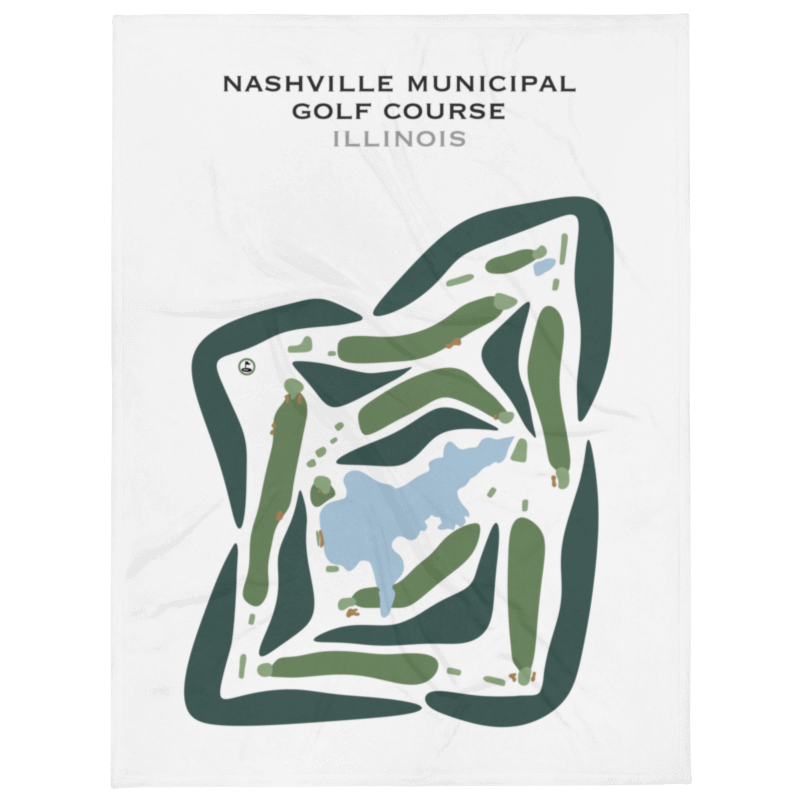 Nashville Municipal Golf Course, Illinois - Printed Golf Courses