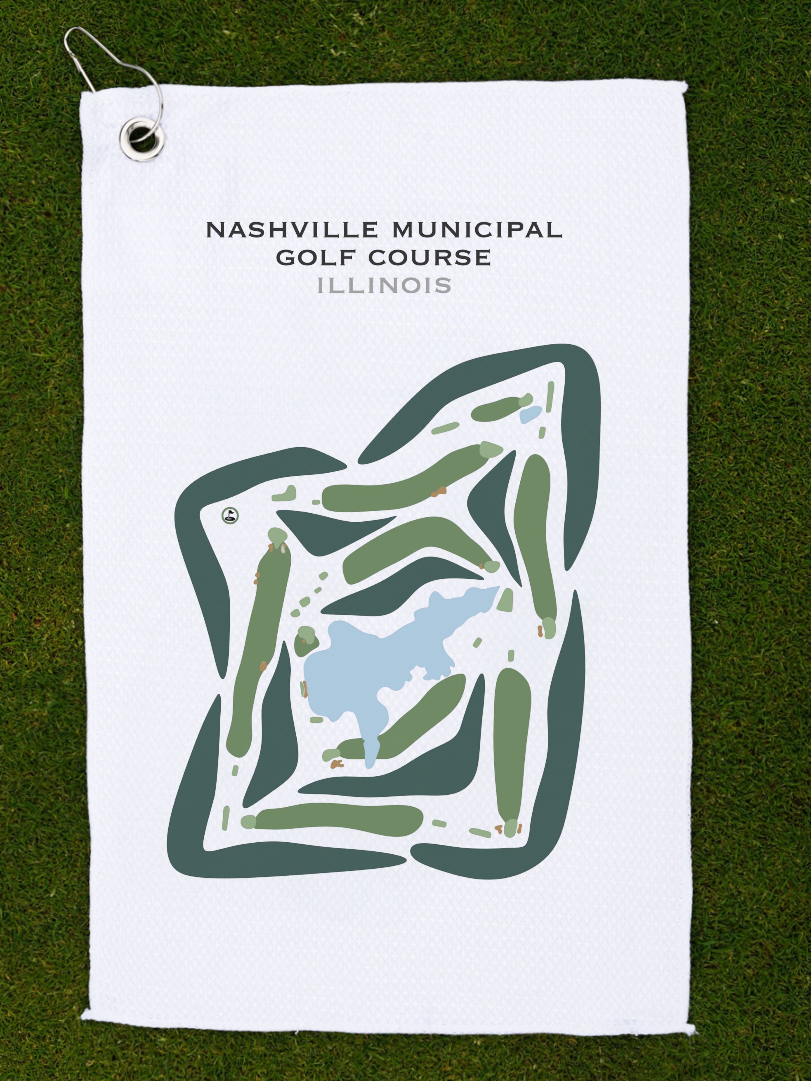 Nashville Municipal Golf Course, Illinois - Printed Golf Courses