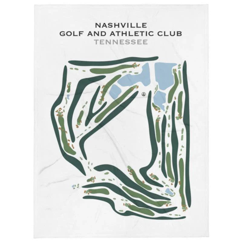 Nashville Golf and Athletic Club, Tennessee - Printed Golf Courses