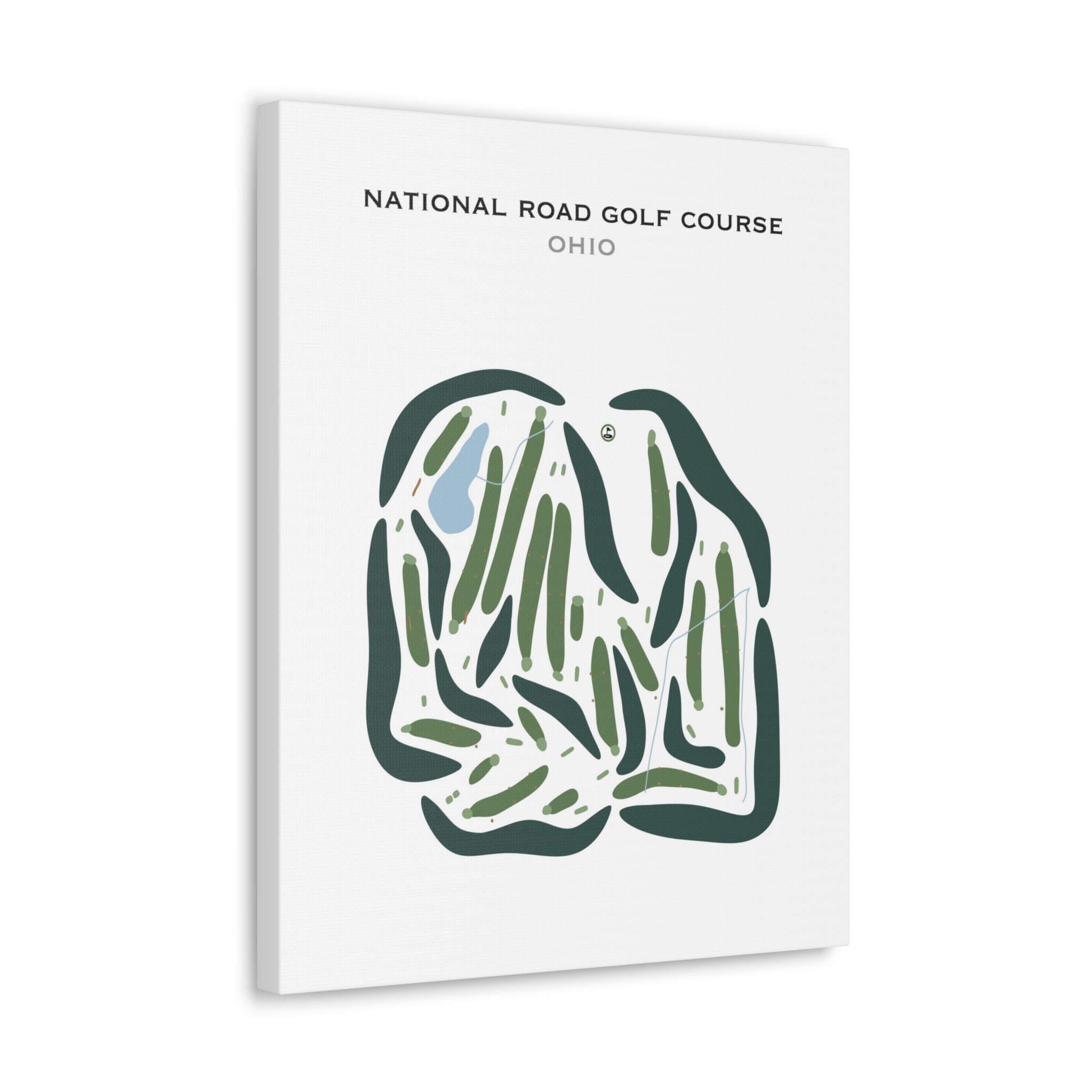 National Road Golf Course, Ohio - Printed Golf Courses