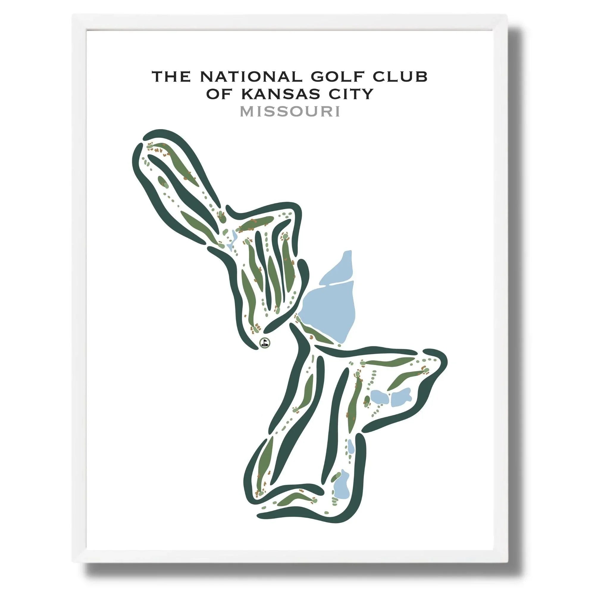 The National Golf Club of Kansas City, Missouri - Printed Golf Courses