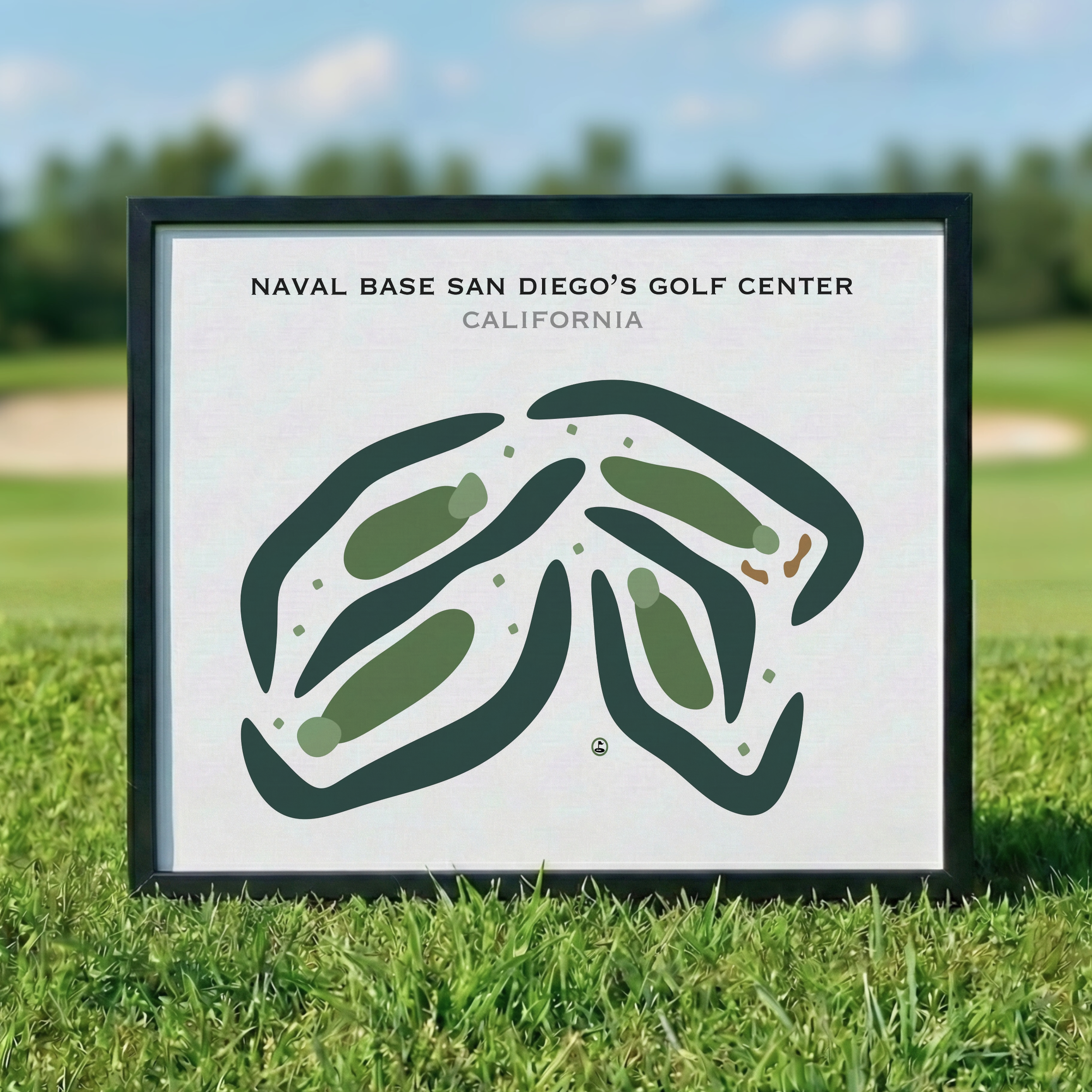 Naval Base San Diego’s Golf Center, California - Printed Golf Courses