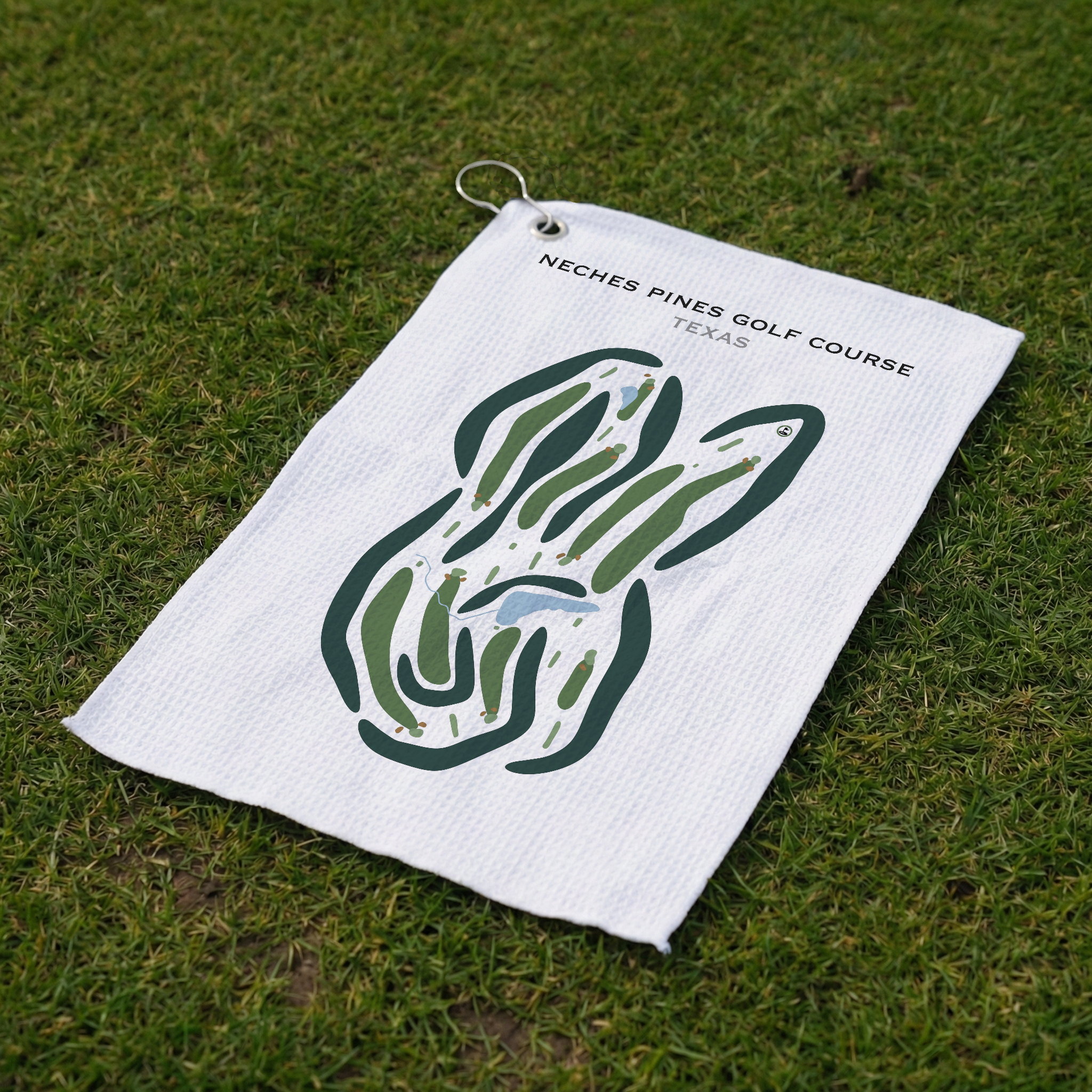 Neches Pines Golf Course, Texas - Printed Golf Courses